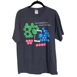 Band Texting Periodical Table Novelty T-shirt